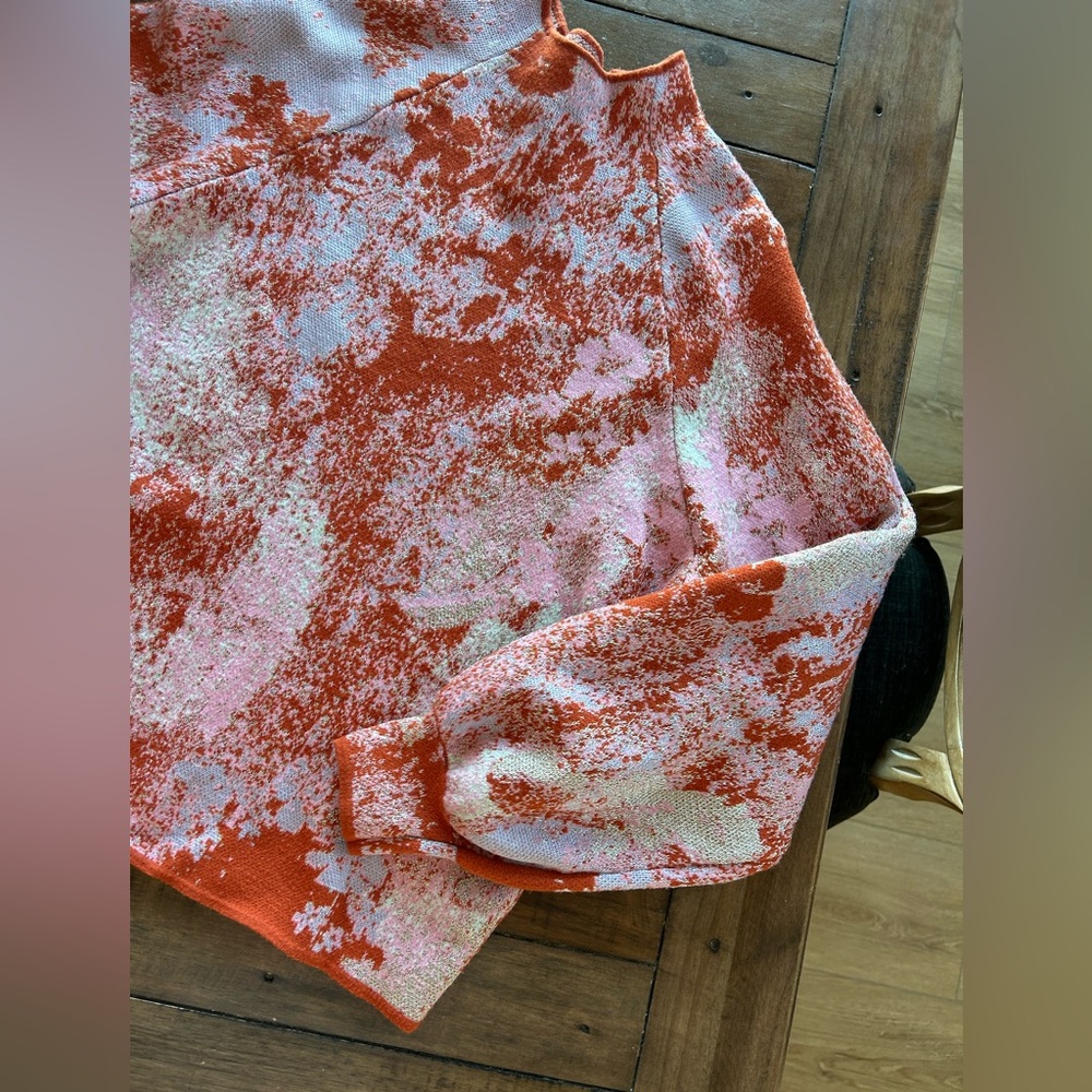 Anthropologie Beatriz Mock Neck Lurex Edition Sweater S - Picture 6 of 13